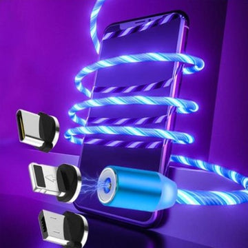 Flowing Ligh Magnetic Streamer Data Line Cable
