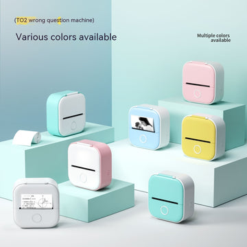 Portable Mini Thermal Label Home Photo Printer
