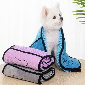 Dogs Cats Towels Super Absorbent Bathrobe
