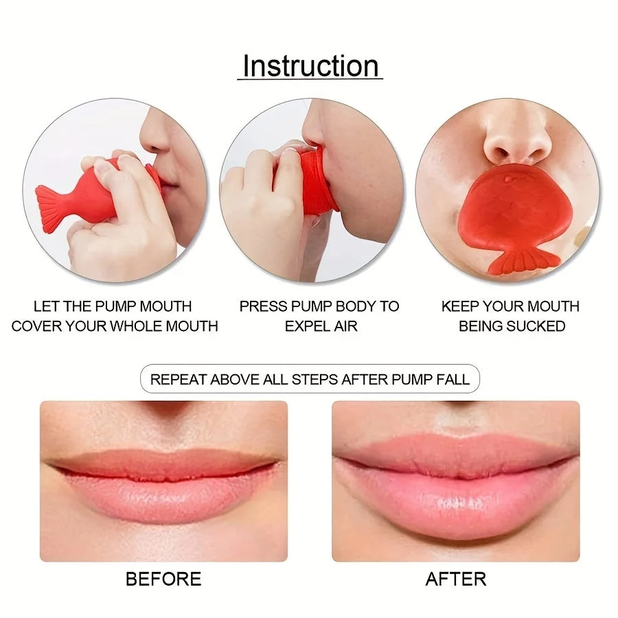 Lip Plumping Tool - Soft Silicone Natural Lip Enhancement