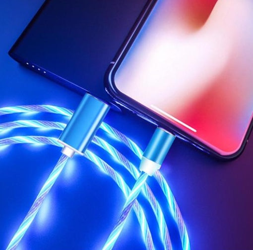 Flowing Ligh Magnetic Streamer Data Line Cable