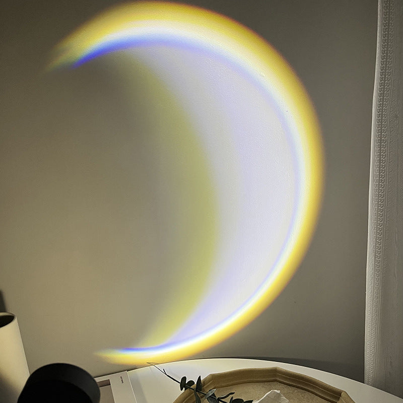 INS USB Moon Lamp LED Rainbow Neon Night