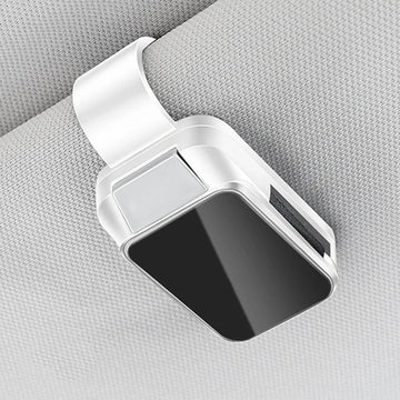 1PC Car Sun Visor Glasses Clips Interior Eyeglasses Storage Holder Compact Storage Auto Interior Accessory with Alloy Buckle